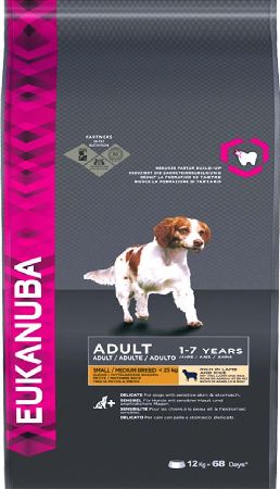 Eukanuba, 2102[^]0080899 Adult Small/Medium Dog Lamb