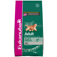 Light Small / Medium Adult Complete Dog Food with Chicken 3kg