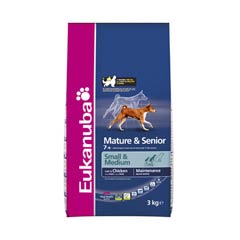 eukanuba Mature/Senior Chicken Small/Medium Breed 15kg