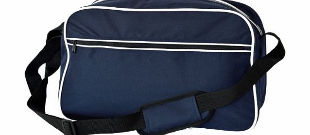 Eurobags Euro Retro Shoulder Bag Messenger in 10 Colours (Navy Blue)