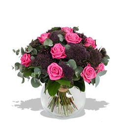 Euroffice A Dozen Pink Roses