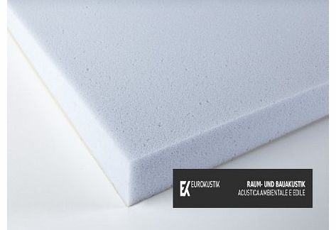 Eurokustik Basotect acoustic foam plain 120x60x5 cm fire retardant