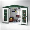 Europa Shed Size 2: Europa Shed Size 2 (172cm x 156cm roof s - Dark Green