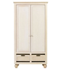 Europe Baby Havanna Medium 2 Drawer Wardrobe White
