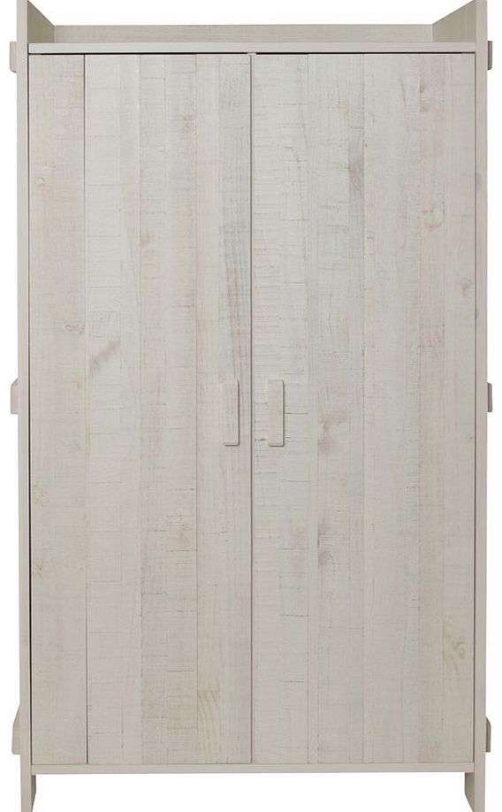 Europe Baby Jelle White Medium Wardrobe