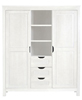 Europe Baby Larissa Large White Wardrobe