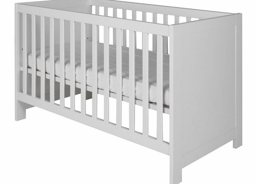 Vicenza White Cot Bed
