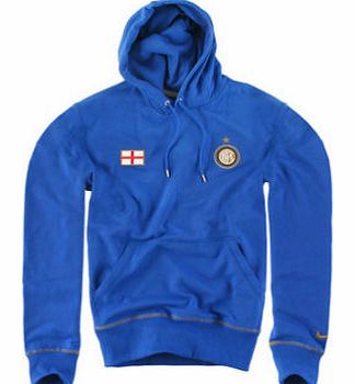 European Teams Sale Nike 2011-12 Inter Milan Nike Core Hooded Top (Blue)