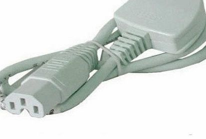 Eurosinic Electric Kettle Mains Lead. C15 Hot Connector With Cut Out Slot