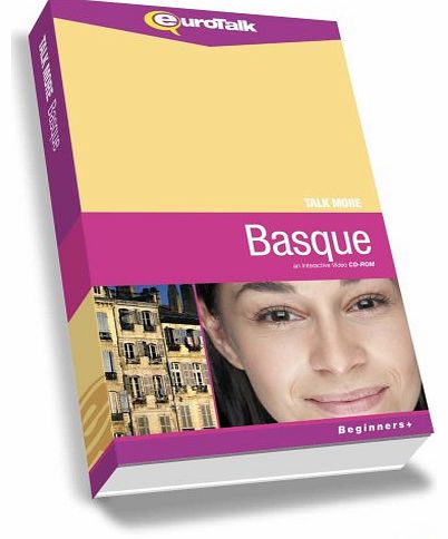 Talk More Basque: Interactive Video CD-ROM - Beginners+ (PC/Mac)