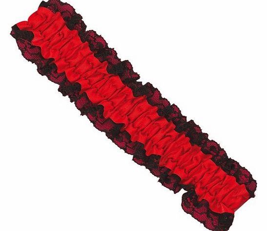Eurowrap Ladies Night Garter Red One size