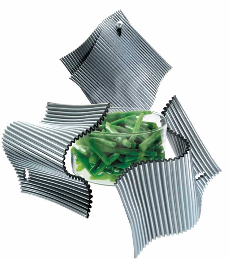 Evasolo Potholders  silicone 2 pieces metalic