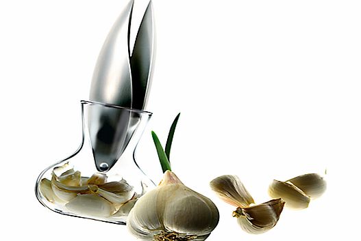 Garlic Press and Storage Jar