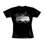 evanescence (Silver Logo) Skinny T-shirt