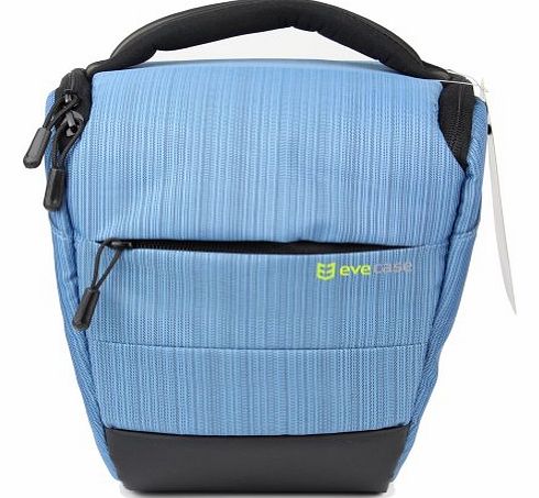 Evecase Blue Digital SLR Camera Holster Case/Bag for Canon EOS 7D Mark II, EOS 1200D 100D 700D 650D 550D 550D 70D 60D and more DSLR Cameras