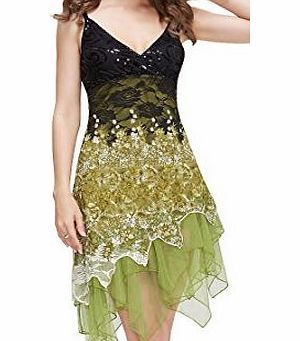 Ever-Pretty HE00045GR12, Green, 12UK, Ever Pretty Evening Party Dresses Long 00045