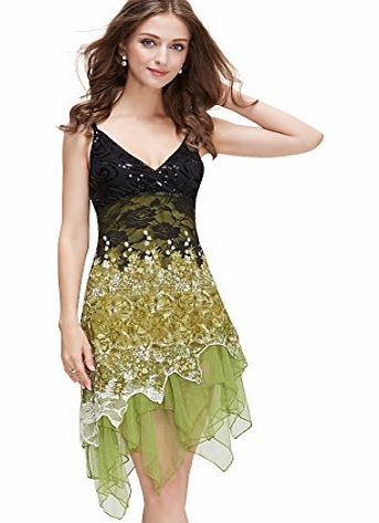 Ever-Pretty HE00045GR18, Green, 18UK, Ever Pretty Evening Party Dresses For women 00045
