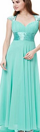 Ever-Pretty HE09672LB08, Light Blue, 8UK, Ever Pretty Christmas Party Dresses Women 09672