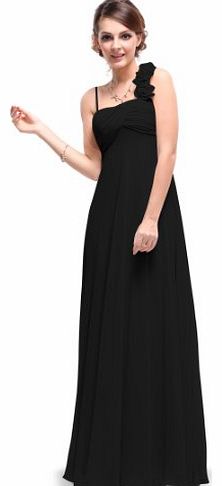 Ever-Pretty HE09766BK16, Black, 16UK, Ever Pretty Flowers Dresses For Beach Size 16 09766