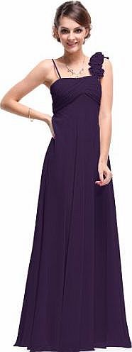 Ever-Pretty HE09766PP18, Purple, 18UK, Ever Pretty Long Designer Dresses For women 09766