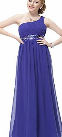 Ever-Pretty HE09770SB12, Sapphire Blue, 12UK, Ever Pretty Chiffon Dress maxi Size 12 09770