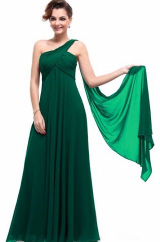 HE09816GR10, Green, 10UK, Ever Pretty Chiffon Bridesmaids Dresses Adult 09816