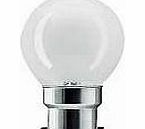 Eveready 10 x G45 Round Globe Golf Ball Light Bulbs in 40 Watt Bayonet B22 Fitting Opal (White/Pearl/Opaque/Soft) Finish Double Life: 2,000 Hour