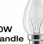 Eveready 10x 40W Clear Candle Ball Bulb (BC Base) 240V - FREE POSTAGE   PACKAGING