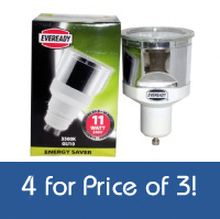 Eveready GU10 11w Special offer 4 for 3