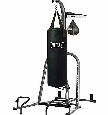 Everlast 4814G Boxing Fitness Station - Nevatear 3ft Punch Bag amp; Everhide Speed Bag Included
