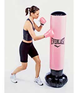 Everlast Inflatable Punch Bag Pink