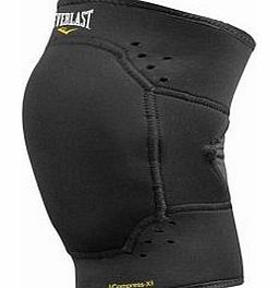 Everlast Knee Brace Cap Support MMA Pad Guard Protector Patella ELITE LYCRA (Black, SMALL)