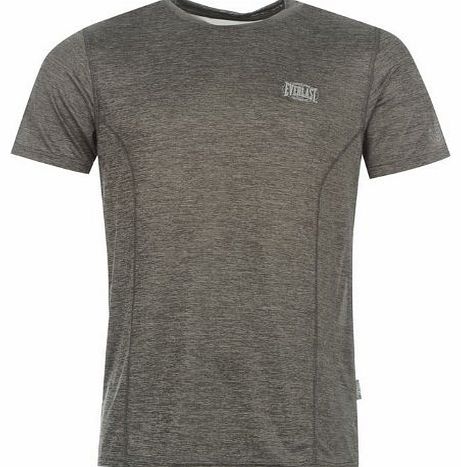 Mens Boxing Training T Shirt Mens Black Marl XS