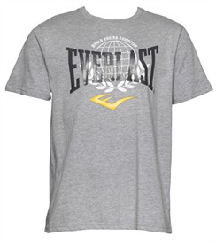 Everlast Mens Logo T-Shirt Grey