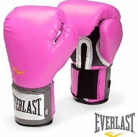Womens Pro Style Boxing Gloves - Pink, 12 oz