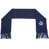 Everton Essential Crest Scarf - Navy.