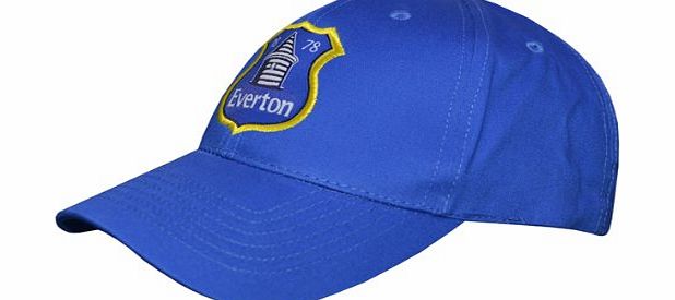 Everton F.C. NEW OFFICIAL EVERTON BASIC BASEBALL CAP (ROYAL)