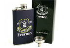 Everton FC Leather Wrap Hip Flask
