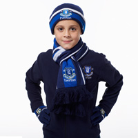 Hat Scarf and Glove Set - Navy/Everton