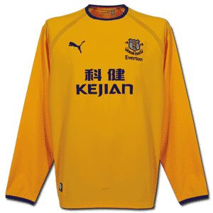 Everton Puma Everton away L/S 03-04