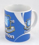 EVERTON/REDAMOS10 COLLECTIBLES OFFICIAL EVERTON SWIRL DESIGN CERAMIC MUG