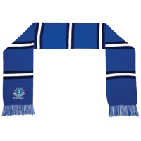 everton Retro Bar Stripe Scarf - Everton Blue/