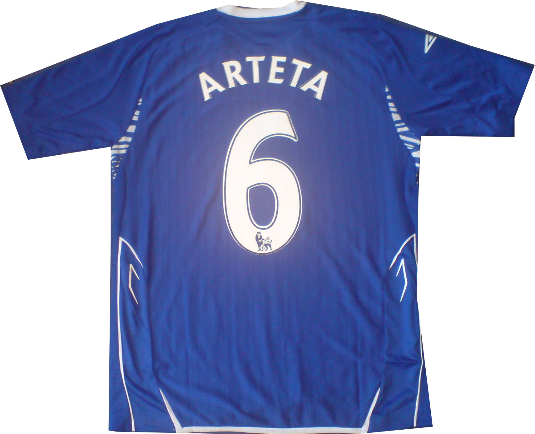 Everton Umbro 07-08 Everton home (Arteta 6)