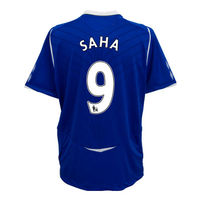 Everton Umbro 08-09 Everton home (Saha 9)