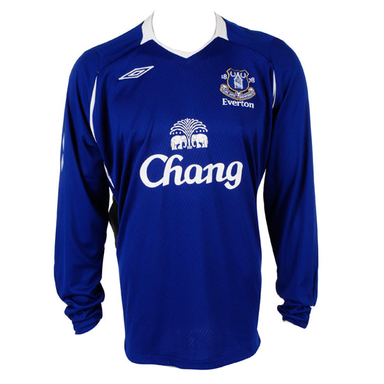 Everton Umbro 08-09 Everton L/S home