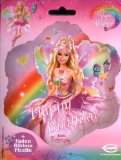 Everts Helium Filled Foil Ballon 18` Star Shape - Happy Birthday (Barbie Fairytopia)