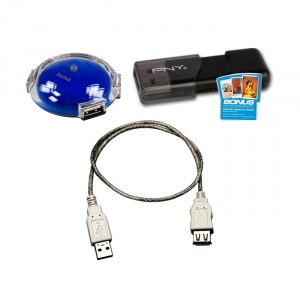 Everyday Basics PNY 4GB USB Flash Drive - Movies-on-the-Go