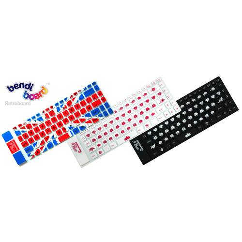 everythingplay Bendiboard Retro - Invaders White