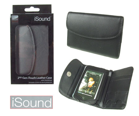 (iSound) iTouch 2nd Generation Leather Case