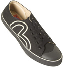 Evisu Black and Grey Trainer Shoes